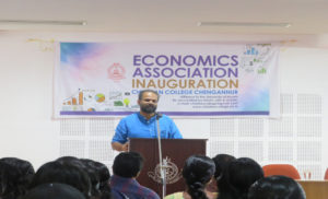 Read more about the article Economics Association Inauguration Dr. Bino Paul, Professor, TISS Mumbai